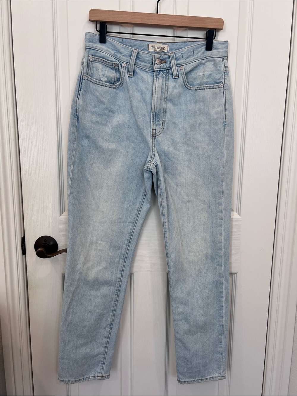 Madewell The Perfect Vintage Light Wash Straight-Leg High-Rise Jeans